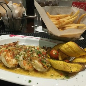 Langostinos al ajillo