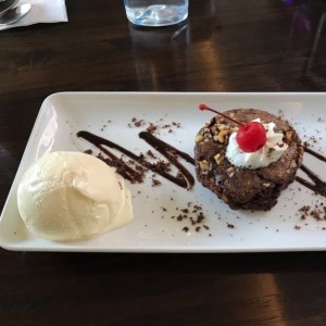 Brownie con Helado