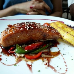 salmon teriyaki