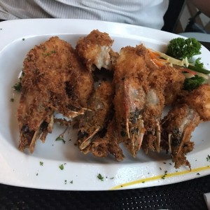 Langostinos al mango