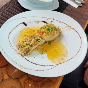 Mar - Corvina al ajillo