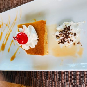 Flan de la casa