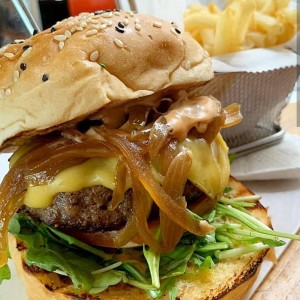 Hamburguesa Ron Abuelo