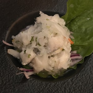 Ceviche panameño clásico de la casa