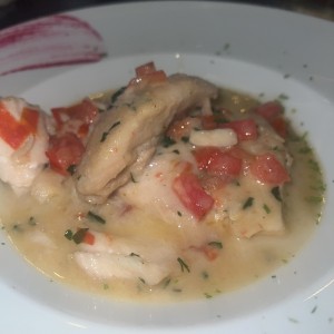 Corvina Sudada en Leche de Coco