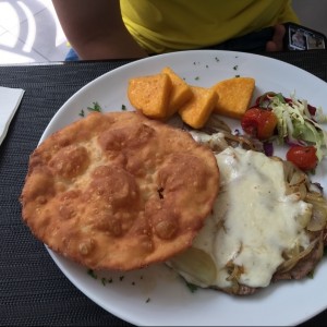 bistec de carne a la parmesana