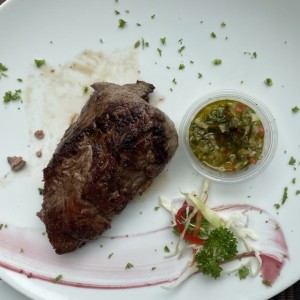 Carne asada con chimichurri