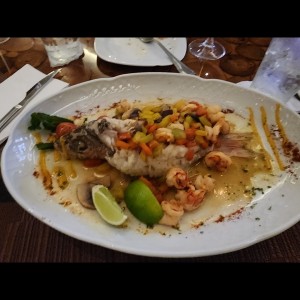Pargo de Camarones al Horno 