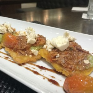 Patacones rellenos