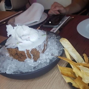 ceviche de coco