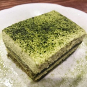 Tiramisu de te verde