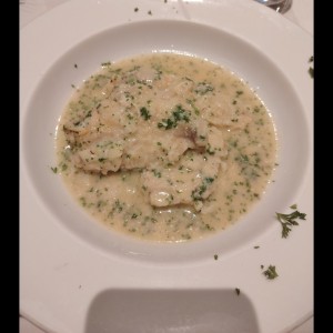 Mero en salsa verde
