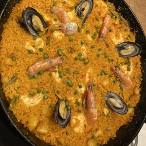 Paella de marisco