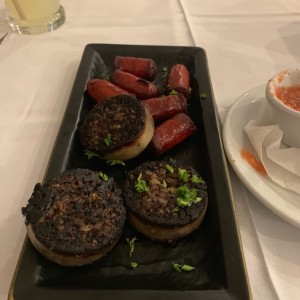chistorra y morcillas