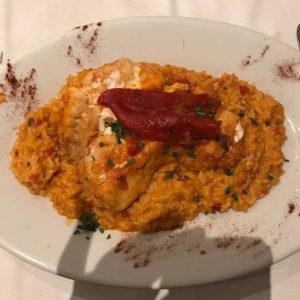 Mero con Risotto