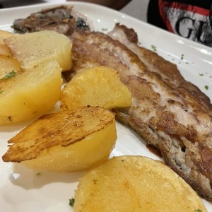 Pescado con papas 