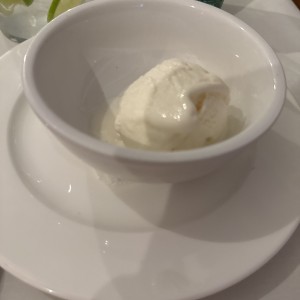 Helado de vainilla 