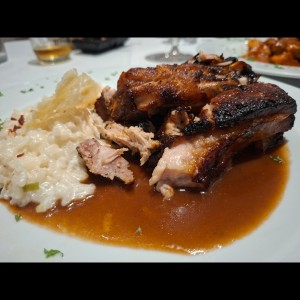 costilla de cerdo al horno
