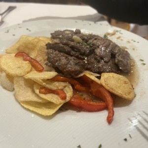 Solomillo con papas