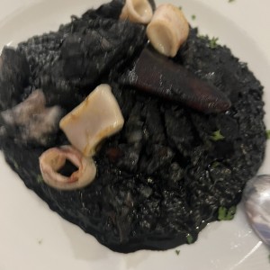 Arroz meloso con pescado