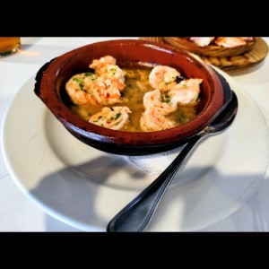 Langostinos a la Plancha o Ajillo