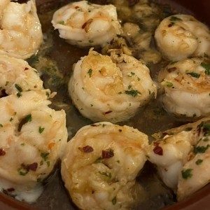 Gambas al Ajillo o Enchiladas