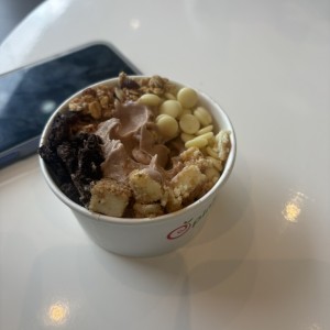 Frozen Yogurt con Toppings