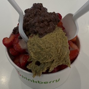 Frozen Yogurt con Toppings