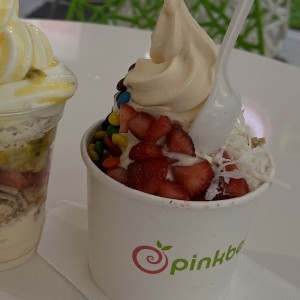 Frozen Yogurt con Toppings