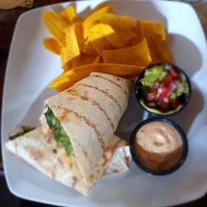 wrap de pollo