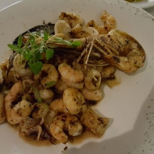 plancha de mariscos 