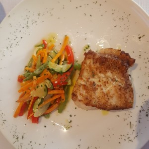 Corvina a la plancha