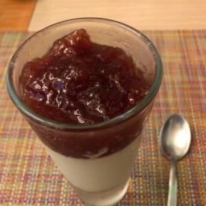 Panna Cotta con Fresa