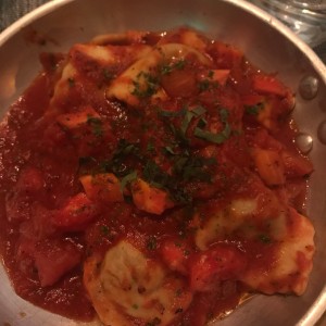 Ravioli de Berenjena a la Pizzaiola