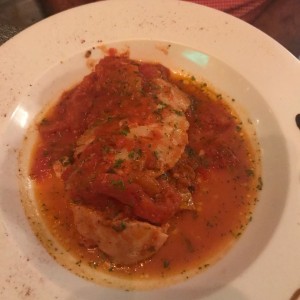 Filete de Corvina a la Livornesa