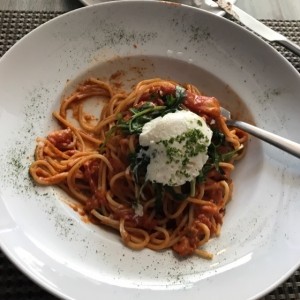 spaghetti a la Caprina