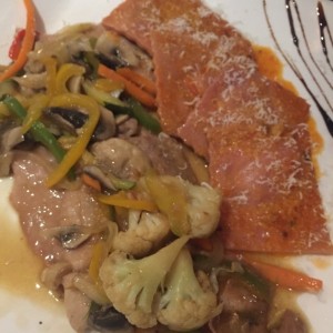 Escalopini con Raviolis