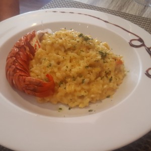 risoto con langosta