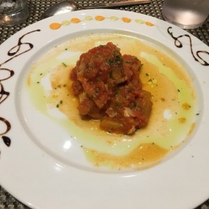Filete de Corvina a la Livornesa