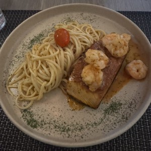 Pescados - Salmón con Camarones