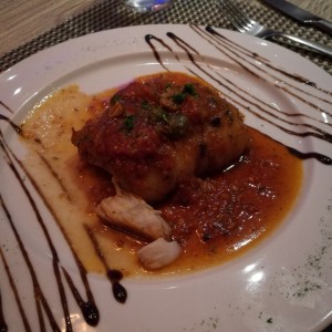 Filete de Corvina a la Livornesa