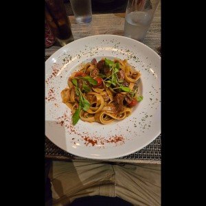 Fetuccini en Estofado de Shorts Ribs