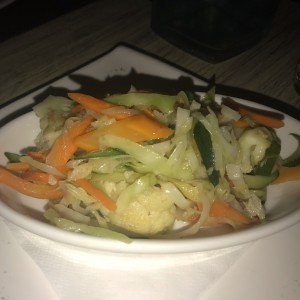 vegetales saltados