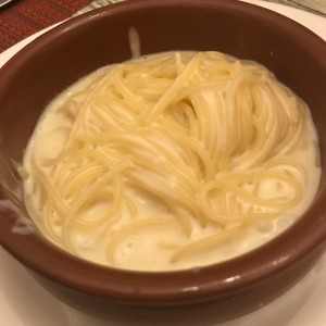 Pasta a la crema
