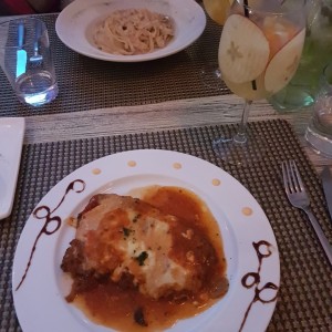Milanesa de Res a la Parmesana.
