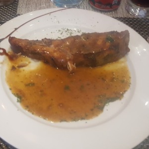 rack de cerdo (sugerencia del Chef)