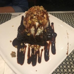 Postres - Brownie con Helado