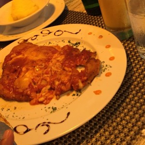 Milanesa de Pollo a la Parmesana