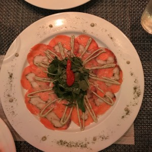 Antipasti - Carpaccio Strega