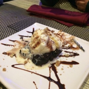 Postres - Brownie con Helado